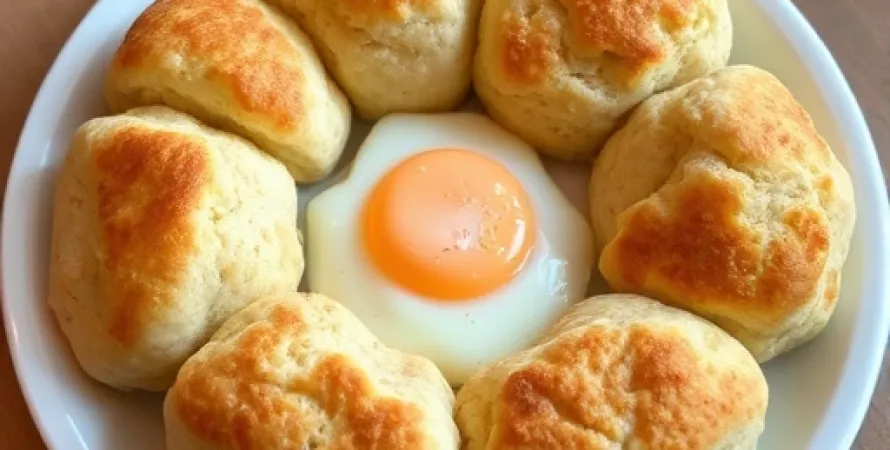 Biscuits au petit déjeuner farcis