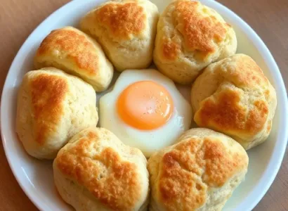 Biscuits au petit déjeuner farcis