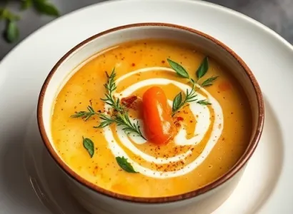 Soupe d'épices à la carotte