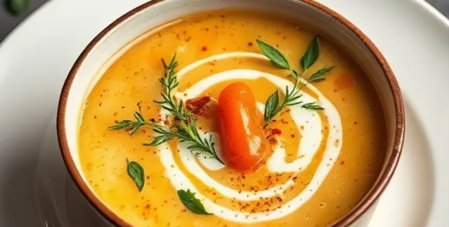 Soupe d'épices à la carotte