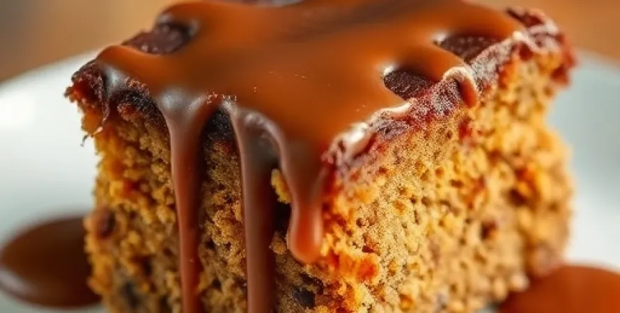 Tranche au chocolat et caramel