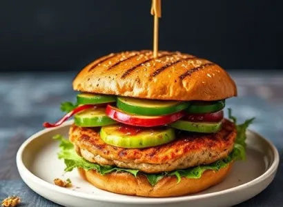 Burger de dinde aux épices
