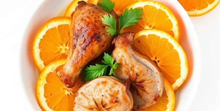Porc à l'orange