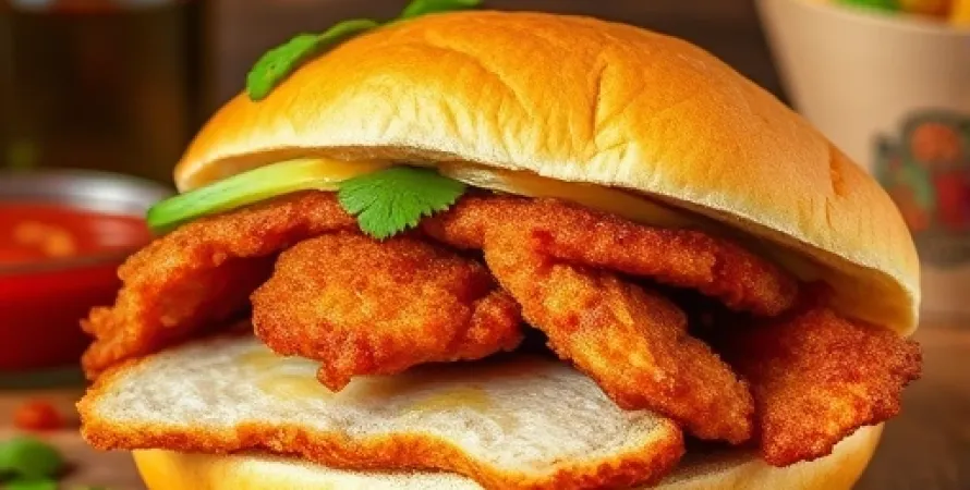 Sandwich de côte de porc
