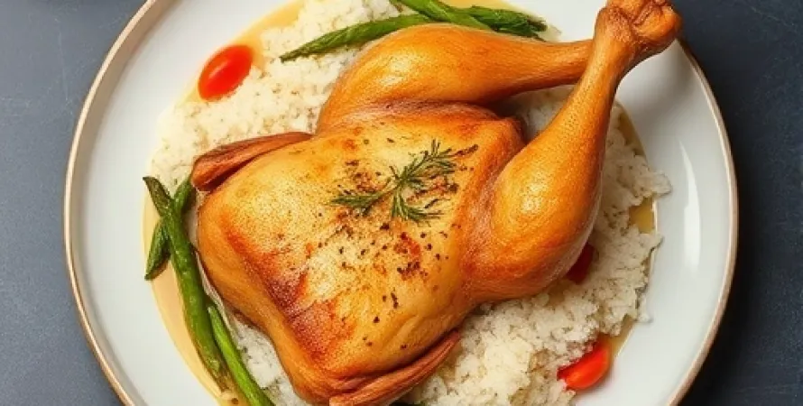 Poulet vapeur épicé
