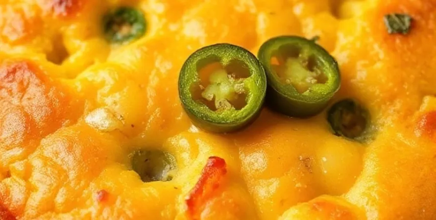 Pain de maïs au cheddar et au jalapeno
