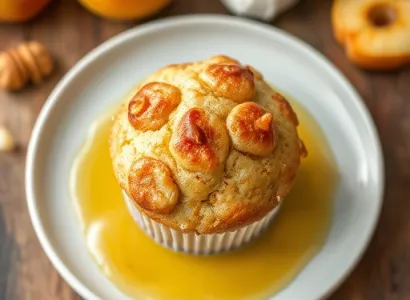 Muffins aux myrtilles faible teneur en graisse
