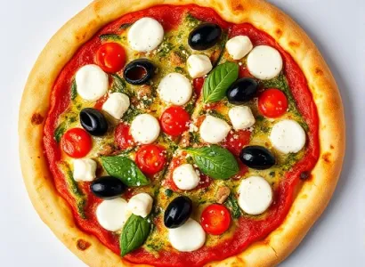 Pizza au pesto italien