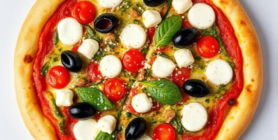 Pizza au pesto italien