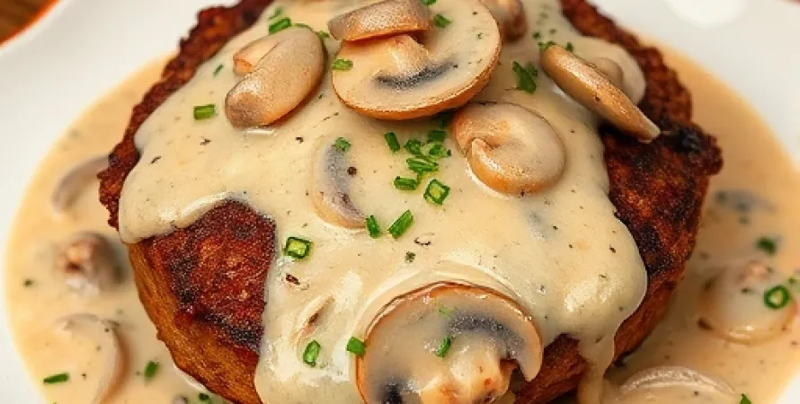 Steak de Salisbury à la française