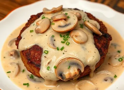 Steak de Salisbury à la française
