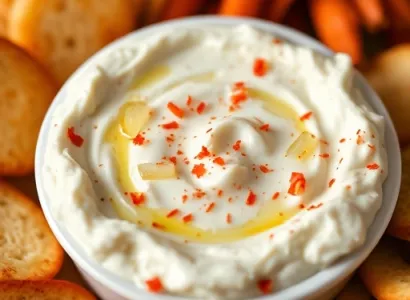 Dip de crabe ou crevettes chaud