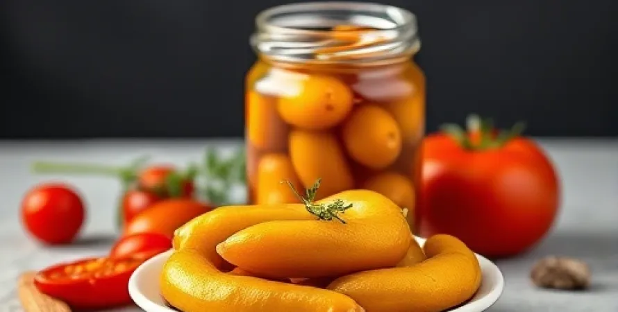 Cornichons et Tomates au Vinaigre