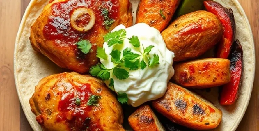 Poulet piquant au poivron