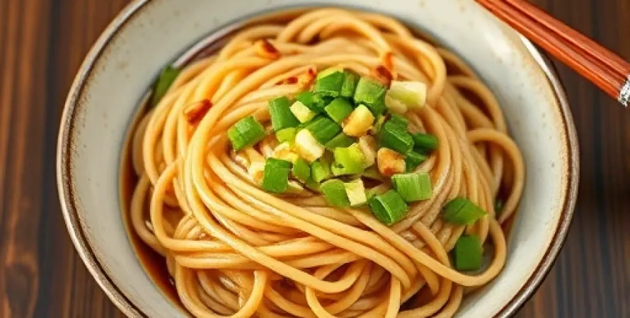 Nouilles soba au sesame et macadamia