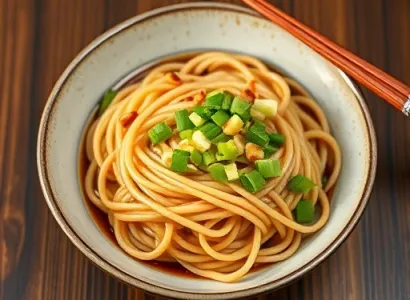 Nouilles soba au sesame et macadamia