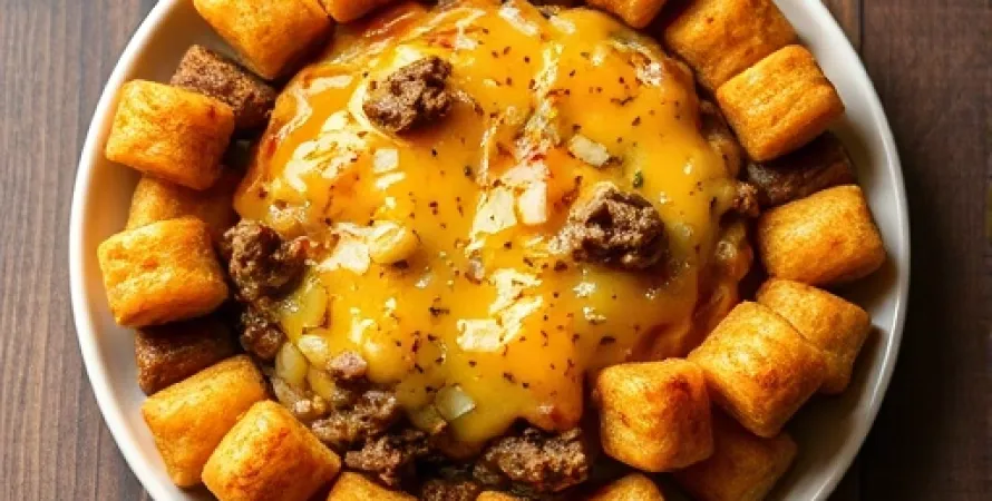Tater Tots au fromage et viande