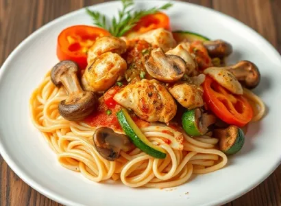 Poulet à la chasseresse