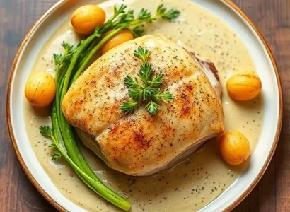 Poitrines de poulet à la tarragon