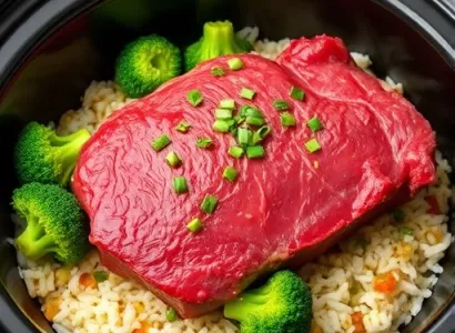 Boeuf et brocolis au crock-pot