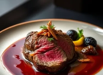 Rôti de boeuf au sirop d'épices