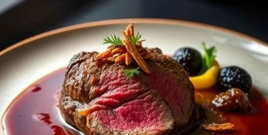 Rôti de boeuf au sirop d'épices