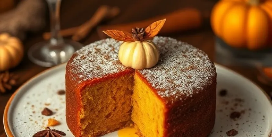Gâteau de citrouille au gingembre