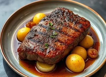 Steak à la poivre au slow cooker