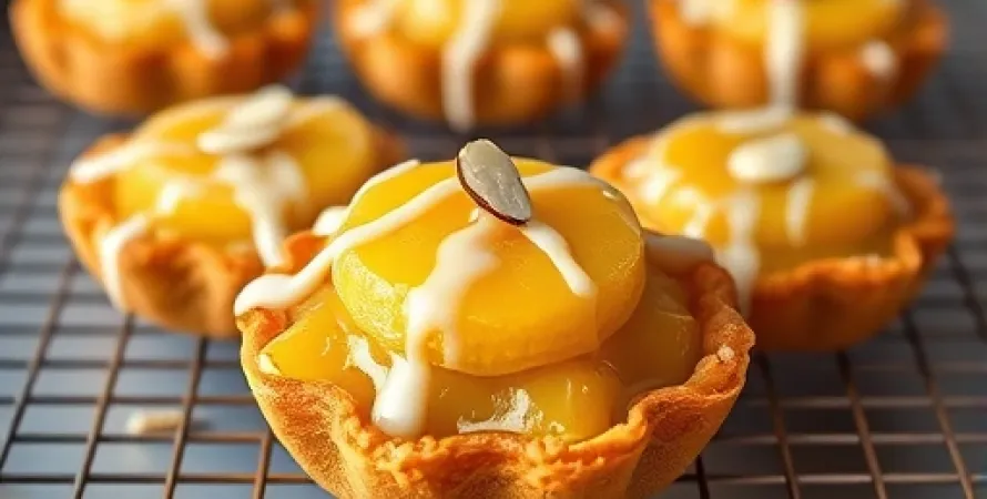 Patisseries aux ananas
