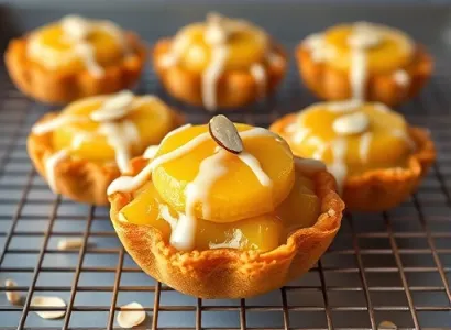Patisseries aux ananas