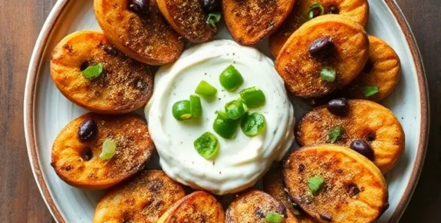 Galettes de haricots noirs épicées