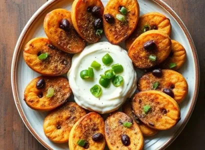 Galettes de haricots noirs épicées