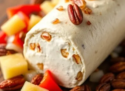 Bûche fromage ananas