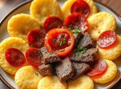 Pâtes au fromage et pepperoni