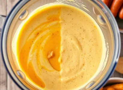 Dip sucré et moutarde chaude