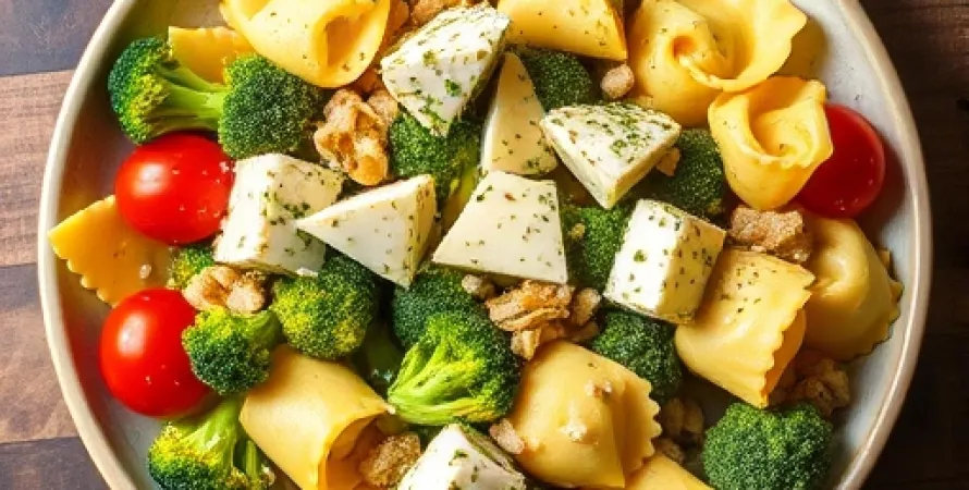 Tortellini au fromage et brocolis
