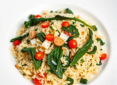 Pilaf d'épinards