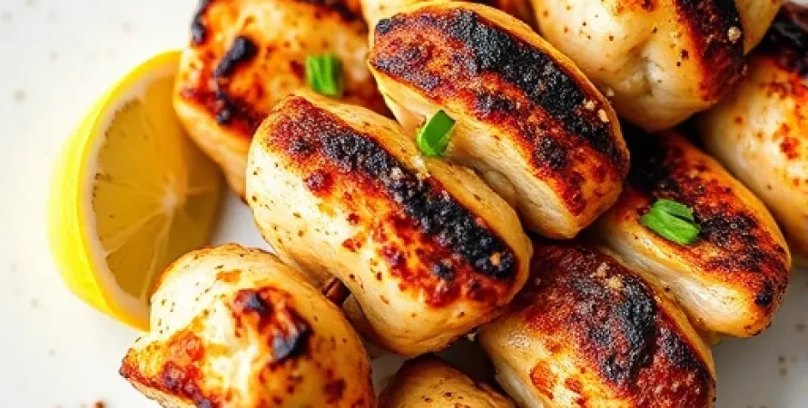 Poulet grillé à la marinade légère