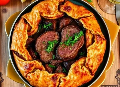 Galette de viande de cerf