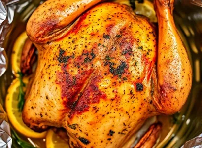 Poulet salé au four