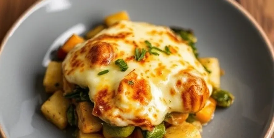 Gratin de légumes et fromage