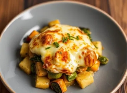 Gratin de légumes et fromage