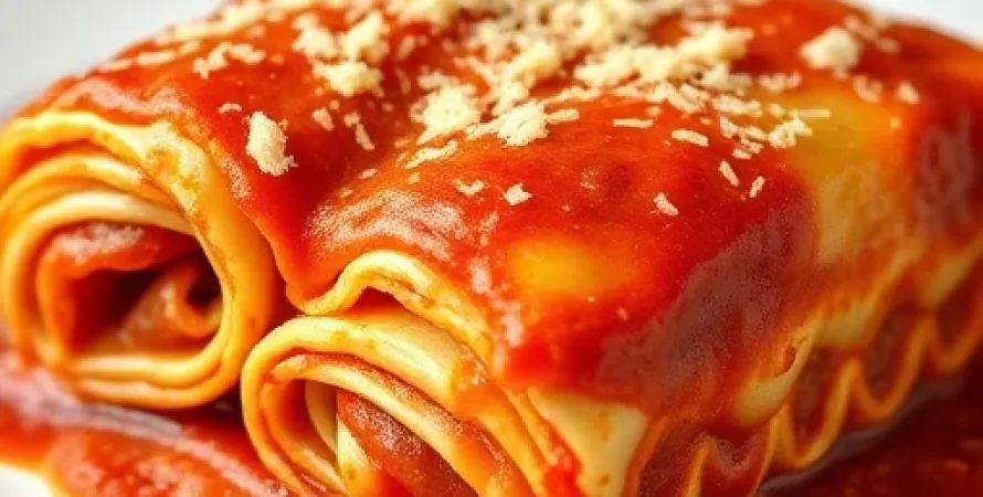 Rouleaux de lasagnes au pepperoni