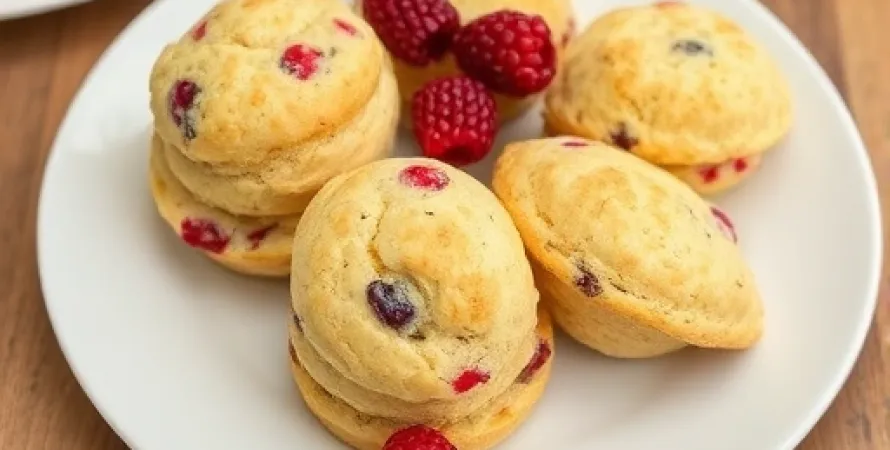 Scones aux fruits rouges