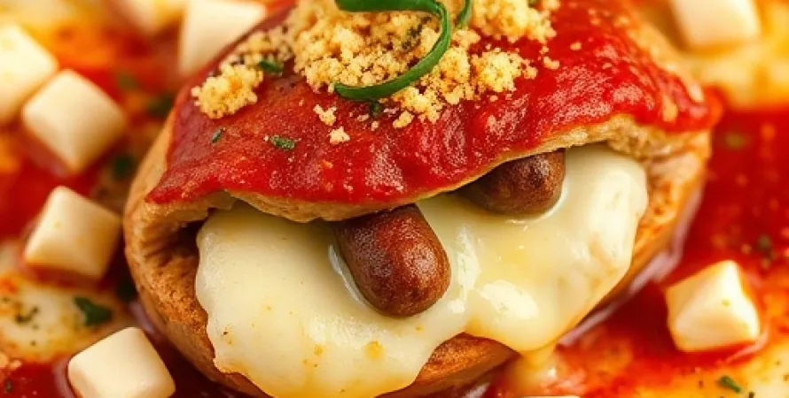 Viande italienne farcie au fromage