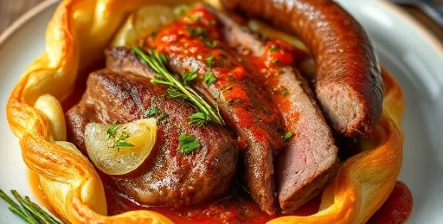 Viande en croute
