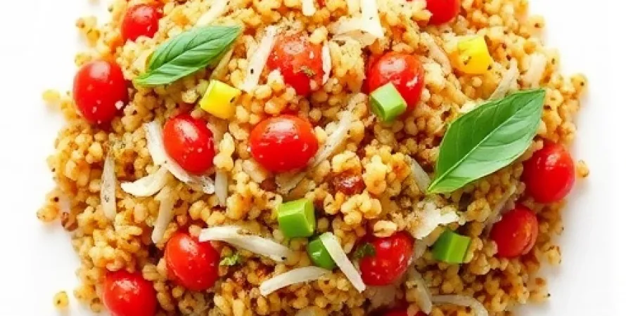 Gratin de quinoa aux epices