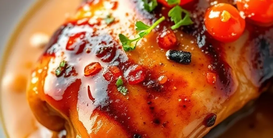 Poulet glacé au sucre