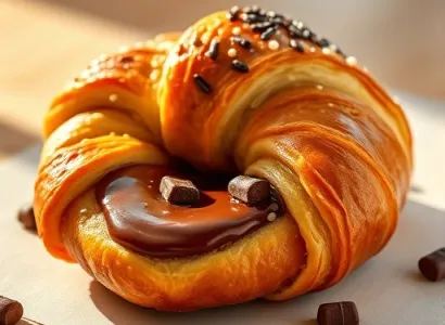 Pains au chocolat crescents
