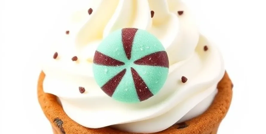 Tarte aux bonbons à la menthe